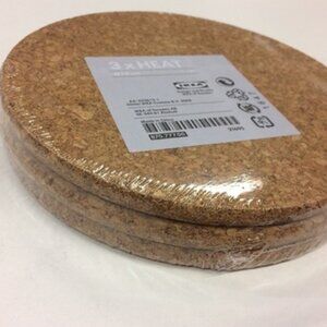 IKEA Trivet 3 pack Heat 7" Cork